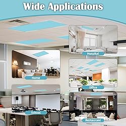 ANGSYLTH 2 Pcs Fluorescent Light Covers - 4 x 2