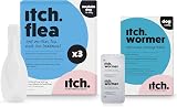 Itch Vet Approved Medium Dog Flea Tick Treatment & Wormer Bundle 10-20kg