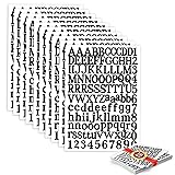 1210 Pieces10 Sheets Letter Stickers Self-Adhesive