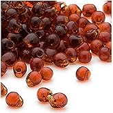 Miyuki Beads Teardrop Seed Glass Fringe Beads Drops 4x3.4mm 15 Grams (Amber)