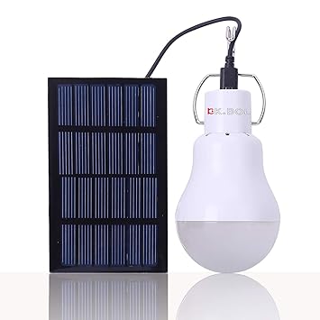 KK.BOL Solar Glühbirne solarlampe Garten Solar-leuchten Solar Lampe Innen Camping Glühbirne Solar Led Lampe außen