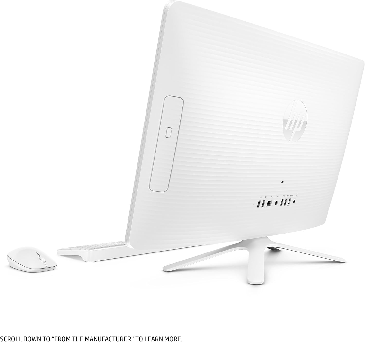 Amazon Com Hp 24 Inch All In One Computer Intel Core I3 7100u 4gb Ram 1tb Hard Drive Windows 10 24 G230 White Computers Accessories