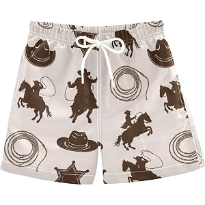 Mazeann Boys Board Shorts Swim Trunks for Kids Toddler Boy Quick Dry Bathing Suit Beach Swimsuit