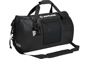 Earth Pak Waterproof Duffel Bag - Heavy Duty Motorcycle Dry Bag with Large Storage Space Perfect for Traveling, Camping, Kayaking, Fishing & Canoeing Bag 50L/70L/90L/120L Sizes
