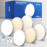 Homelist Puck Lights with Remote 6 Pack LED Rechargeable Motion Sensor view 1