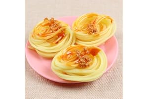 Zzooi 3PCS Artificial Pasta Display Props Simulated Spaghetti Model