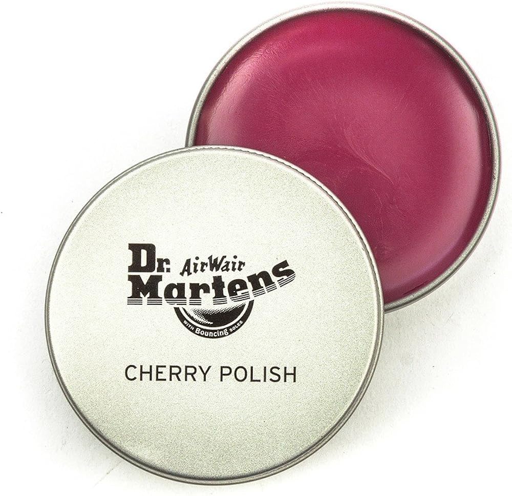 dr martens cherry polish