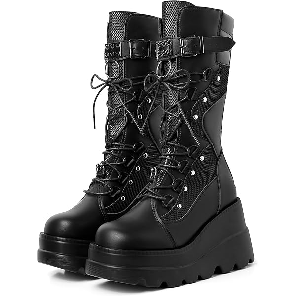 Amazon.com | Yosuke 4460082 Sneaker Boots, Thick Sole Boots