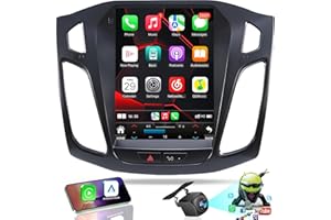 FORTDOWS 10.4 inches Android12 Car Stereo Ford Focus Radio Upgrade 2012-2018 with Touch Screen 1024 * 768 RDS Auto with GPS Bluetooth 5GWiFi Backup Camera