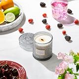 La Jolíe Muse Dark Berries & Bergamot Candle 19 oz Wood Wick Soy view 3