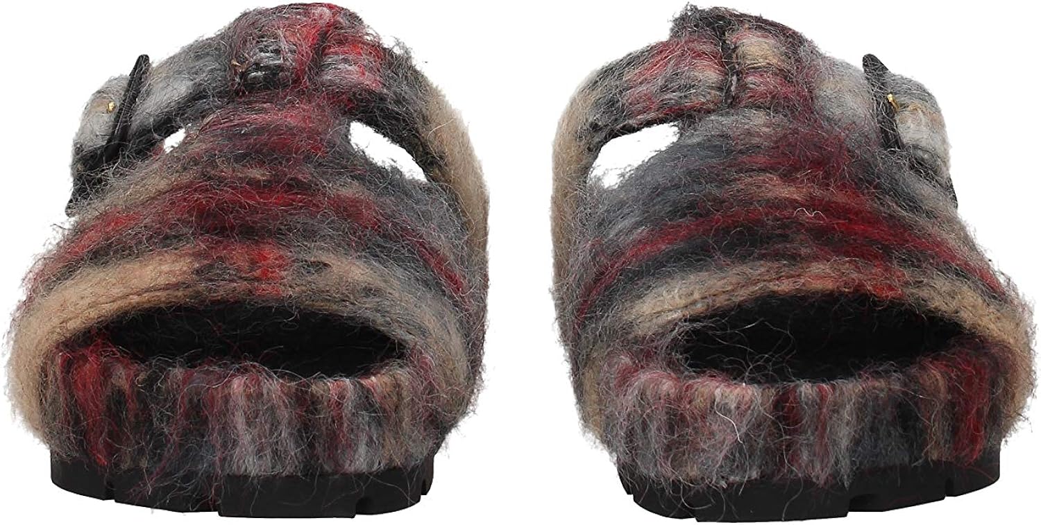 celine mohair boxy sandals