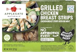 Applegate, Natural Grilled Chicken Breast Strips, 8oz