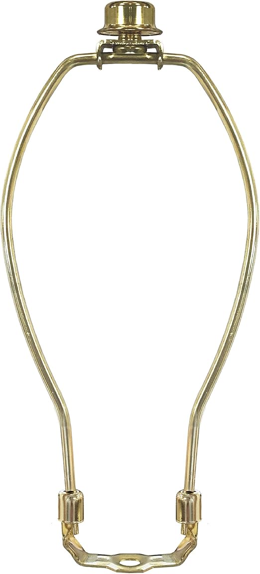 Royal Designs HA10019BR1 Heavy Duty Lamp Harp Finial and Lamp Harp