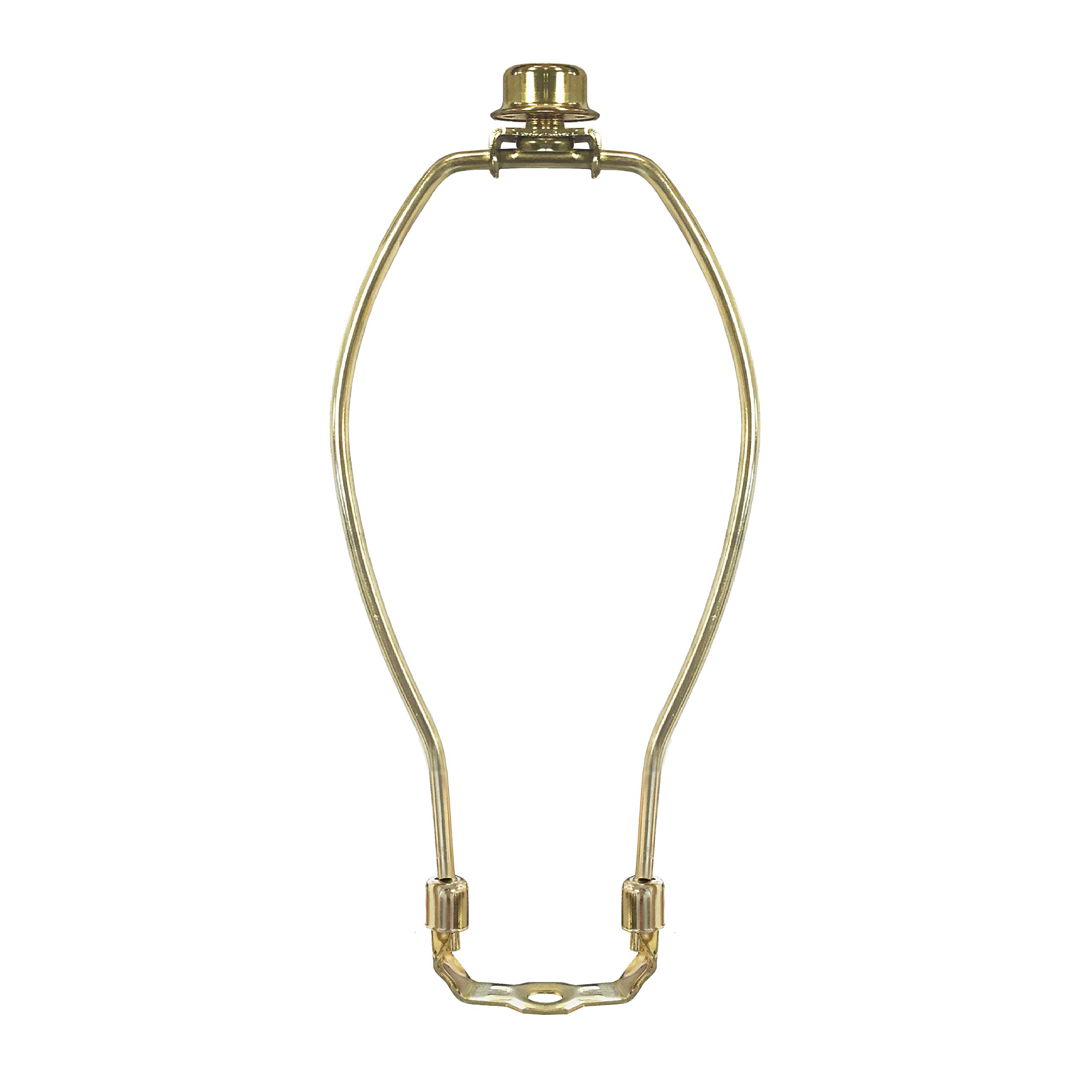 Photo 1 of Royal Designs, Inc. Heavy Duty Harp for Lamp Shade Holder, 10.5 inch, Polished Brass Base