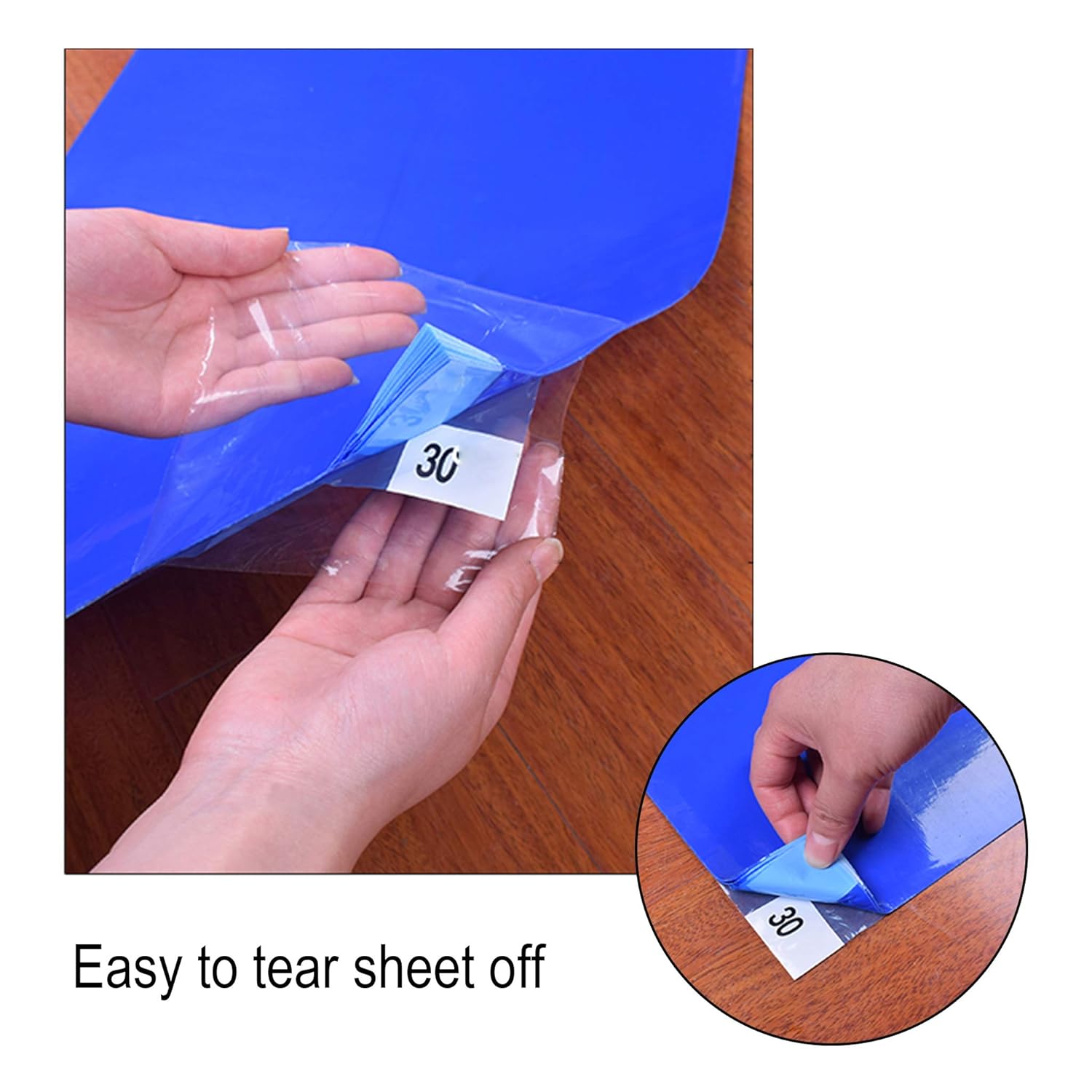 Sticky Mat 18x 36,120 Sheets 4 Pads of 30 Sheets ,TSMST DustRemoving