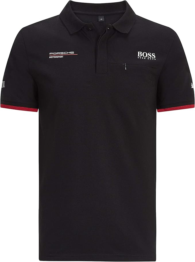 Amazon.com: Porsche Motorsport Men's Team Polo Shirt in Black: Clothing