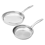 Amazon Basics 2-Piece Oven Safe, Riveted Handle