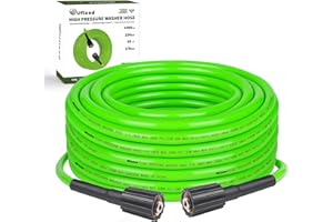 Ufixed 1/4 Pressure Washer Hose 25ft Power Washer Hose M22 14MM Replacement Hose