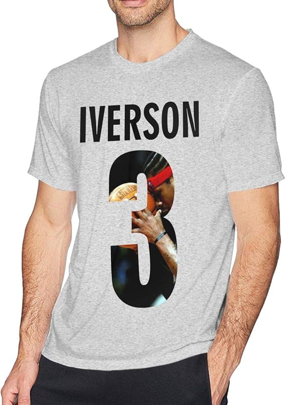 Amazon Co Jp メンズ Tシャツ 半袖 アレン アイバーソン Allen Iverson No 3 無地 綿 Tシャツ 夏 おしゃれ おおきいサイズ プリント カジュアル カットソー ファッション柔らかい 快適 S 6xl 服 ファッション小物