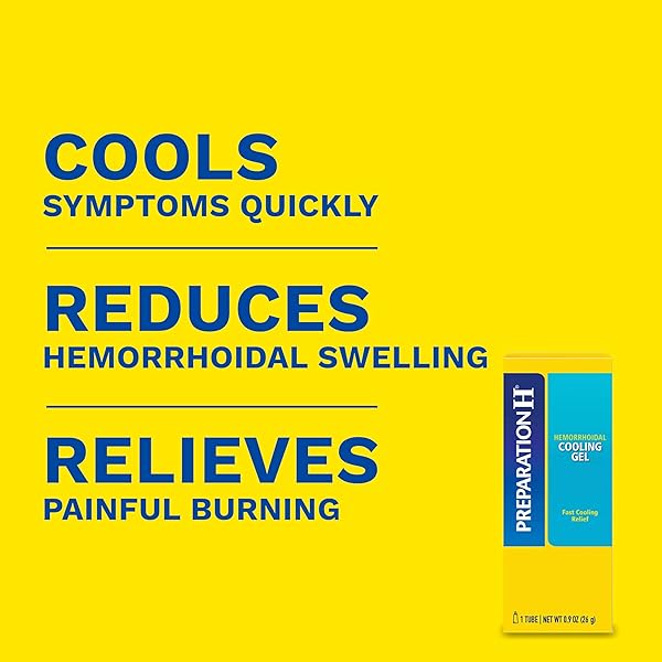 PREPARATION H HEMORRHOID COOLING GEL WITH ALOE FOR FAST DISCOMFORT RELIEF – 0.9 OZ TUBE
