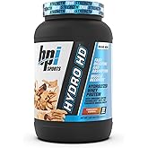 BPI Sports Hydro HD - 100% Hydrolyzed Whey Protein Powder - Muscle Growth, Recovery, 25g of Hydrolyzed Protein, Low Carb, Low Sugar, Fast Absorbing (23 Servings, Cinnamon Cereal)