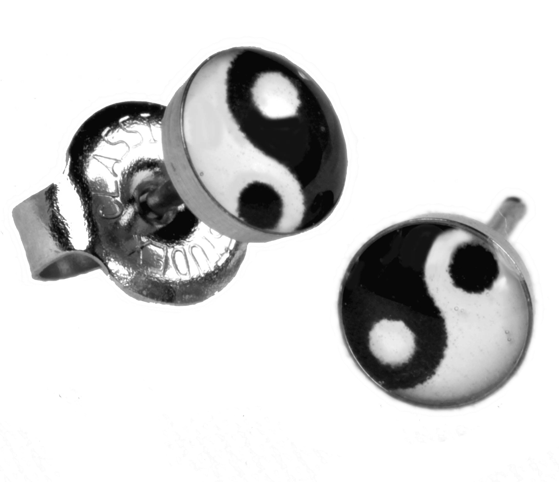 Ear Piercing Earrings Red Lady Bug 5mm Studs Stainless