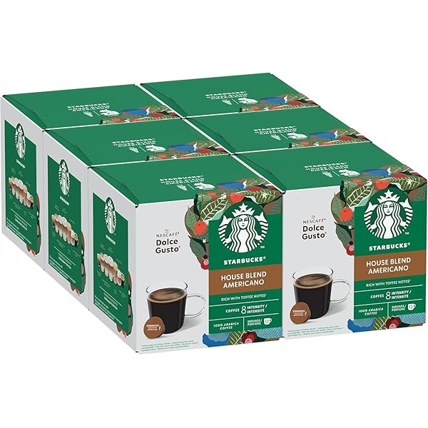 Starbucks House Blend Americano 4箱 Amazon.com: Starbucks Americano House Blend Medium Roast Coffee