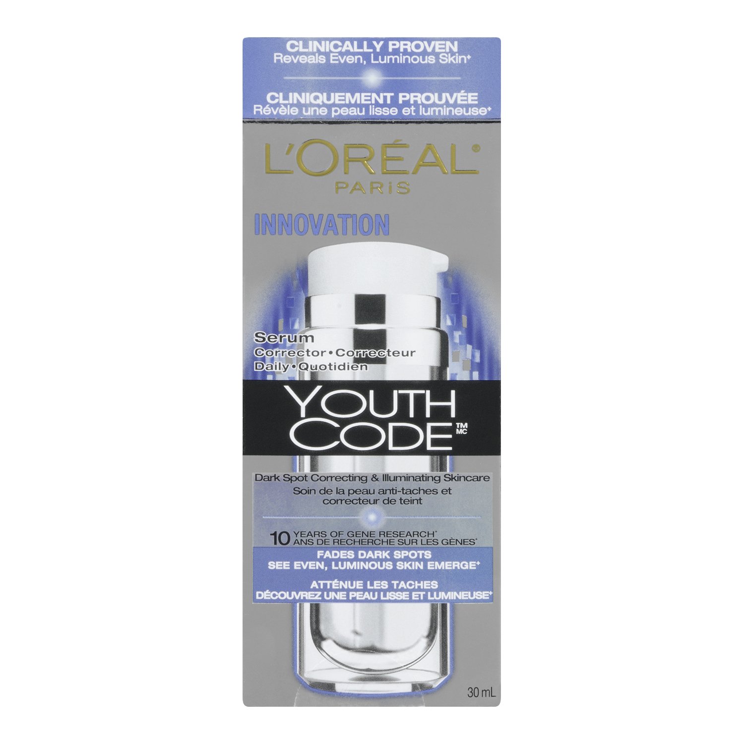 loreal dark spot corrector youth code