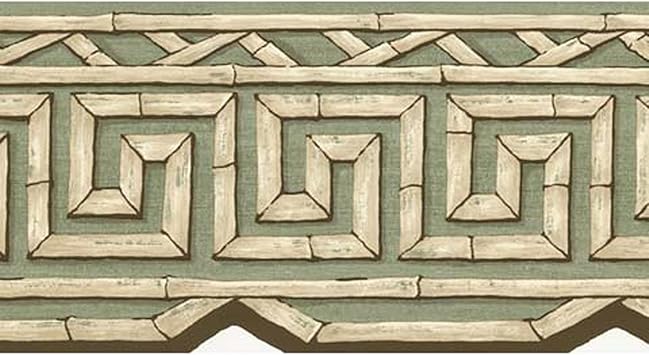 6 1 2 In X 15 Ft Prepasted Wallpaper Borders Vintage Wall Paper Border 80bdc Amazon Com