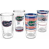 Tervis Florida Gators - Assorted Made in USA Double Walled Insulated Tumbler Travel Cup Keeps Drinks Cold & Hot, 16oz 4pk, Classic