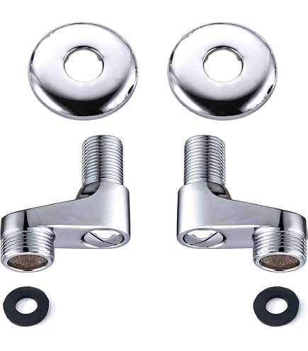 Miayaya Verstellbare Schwenkarme Für Badewanne & Dusche – Aus Robustem Messing, Mit Klauenfuß & Wandhalterung (9,5 Cm Adapter Inklusive)