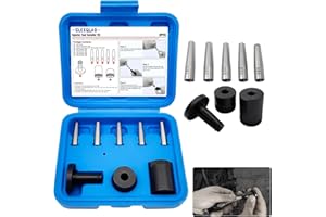 GLEXQLAO 34720 Injector Seal Installer Kit 8Pcs Compatible with Ford GM Subaru Engines etc. Fuel Injector Seal Mounting Tool 
