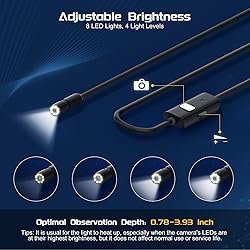 Housolution 16.4 ft Endoscope Camera with