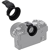 JJC Eyecup Eye Cup Eyepiece for Fuji Fujifilm X-S20 X-S10 X-T200 XS20 XS10 XT200 Mirrorless Camera, Extended Soft Rubber Eyecup Viewfinder Cover