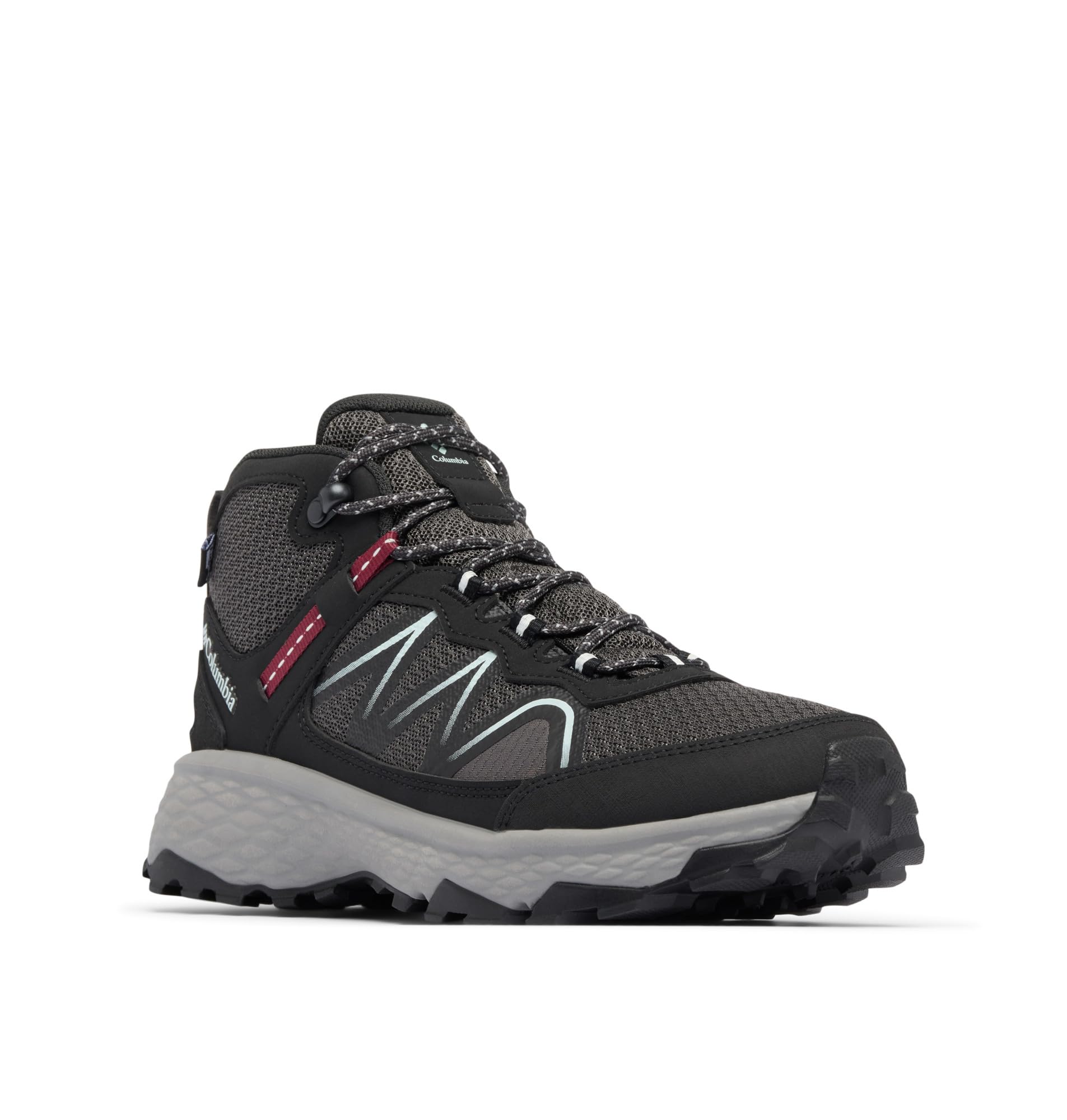 Columbia Womens Peakfreak Rush Mid Outdry, Dark Grey/Deep Madeira, 6
