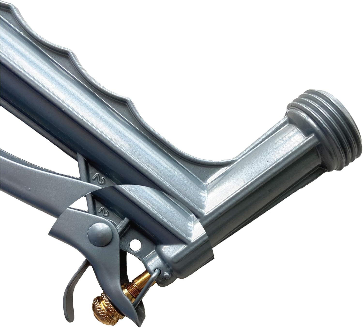Nozzle, Hose Durable Sliver Nozzle, Grip Pistol Zinc MNWY