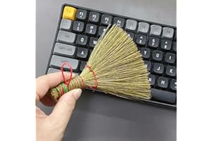 Mini Straw Broom, Desktop Cleaning Broom, Portable, Used for Cleaning Kitchens, Offices, Homes, Computers, and car