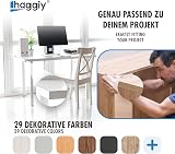 haggiy Self-Adhesive Melamine Edge Tape 18mm x 5m White Furniture Edging Banding view 6