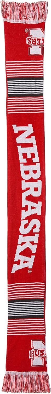 Nebraska Reversible Split Logo Scarf : Clothing
