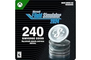 Microsoft Flight Simulator 2024 - 240 Simverse Coins: Edition - Xbox & Windows 10 [Digital Code]