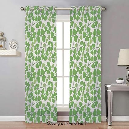 Amazon Com Amorfash Irish Premium White Sheer Curtains Sheer
