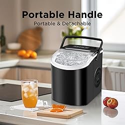 HAILANG Countertop Ice Maker, Portable Ice Machine