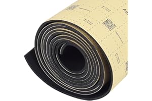 Aggsound Roll Pack Universal Sound Deadener for Cars Auto Sound Deadening Closed Cell Foam Noise Deadening Material-Heat Hood Shield Insulation Dampening Mat 197mil,18sqft