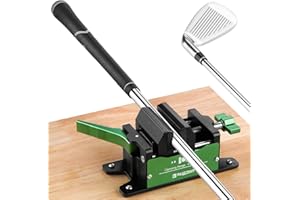 BAYSTMAM Golf Club Grip Pro Kit Aluminum Vise Clamp Quick Release Golf Shaft Vice Home Vise Clamp Golf Regrip Kit Removal Tool