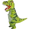 RQUXMT Dinosaur Costume Adult,Inflatable Costume,Blow Up Trex Costume,Halloween Costumes for Men/Women Large Size
