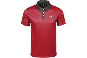 FOCO Mens NFL Team Logo Workday Warrior Polyester Polo Short Sleeve Shirt