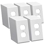 BESTTEN 50 Pack 1-Gang Mid-Size Duplex Wall