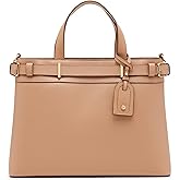 Anne Klein womens Anne Klein Belted Convertible Large Satchel Bag