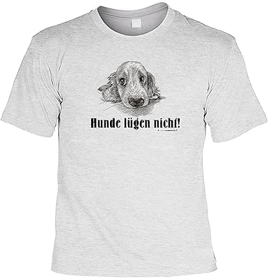 Hundespaßfun Shirt Rubrik Lustige Sprüche Hunde Lügen