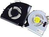 CPU GPU Cooling Fan Set for Dell Inspiron 7559 7557 5577 5576 4X5CY RJX6N view 2